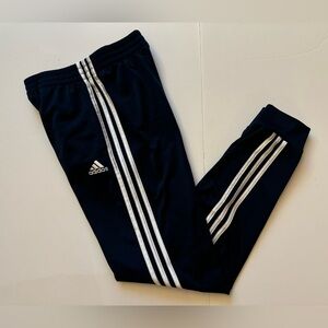 Adidas Track Pants Boys in Navy Blue Size 14-16 EUC